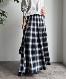 DOUDOU(ドゥドゥ) パネルプリーツスカート DouDou（ドゥドゥ）の「パネルプリーツスカート（スカート