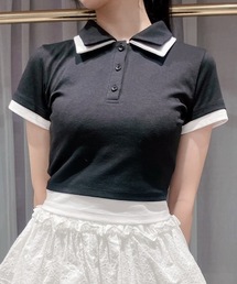 lilLilly | レイヤードポロシャツ(ポロシャツ)