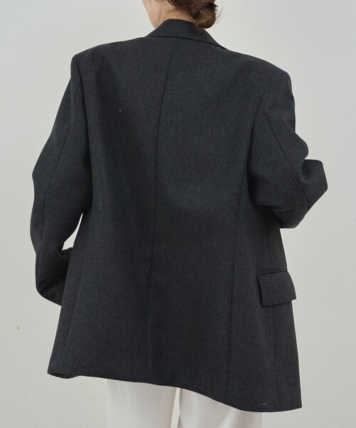 GALLARDAGALANTE（ガリャルダガランテ）の「【PEAS】ドレスジャコート（その他アウター・レディース・チャコールグレー/ネイビー・FREE）」の6枚目の写真