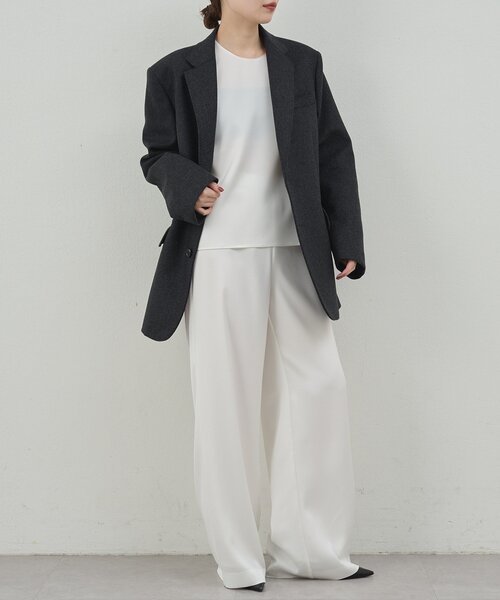 GALLARDAGALANTE（ガリャルダガランテ）の「【PEAS】ドレスジャコート（その他アウター・レディース・チャコールグレー/ネイビー・FREE）」の8枚目の写真