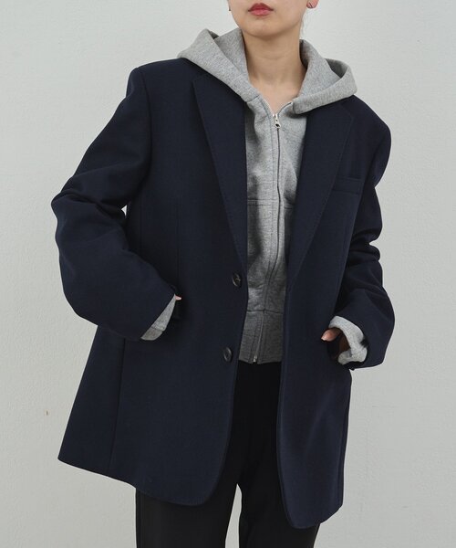 GALLARDAGALANTE（ガリャルダガランテ）の「【PEAS】ドレスジャコート（その他アウター・レディース・チャコールグレー/ネイビー・FREE）」の12枚目の写真