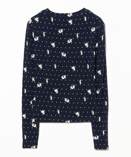 Carne Bollente(カルネボレンテ)の「【別注】Carne Bollente / Rabbit T-shirt(Tシャツ/カットソー・レディース・ピンク/ネイビー・SMALL)」の9枚目の写真