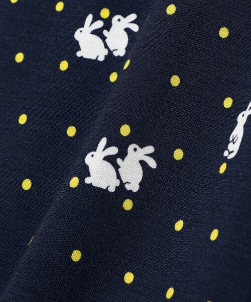 Carne Bollente(カルネボレンテ)の「【別注】Carne Bollente / Rabbit T-shirt(Tシャツ/カットソー・レディース・ピンク/ネイビー・SMALL)」の10枚目の写真