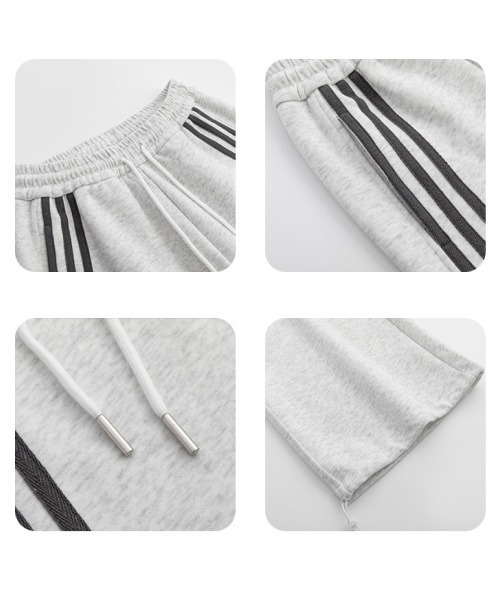 mushwear（マッシュウェア）の「フレアトラックスウェット（スウェットパンツ・メンズ・ライトグレー/レッド/ブラック/グレー・SMALL/LARGE/MEDIUM/X-LARGE）」の8枚目の写真