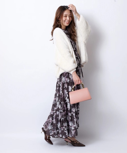 ふわふわトッパーカーデ（ニット/セーター）｜JUSGLITTY（ジャス