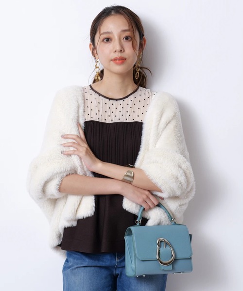 ふわふわトッパーカーデ（ニット/セーター）｜JUSGLITTY（ジャス