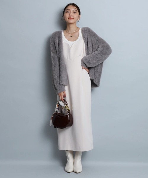 ふわふわトッパーカーデ（ニット/セーター）｜JUSGLITTY（ジャス