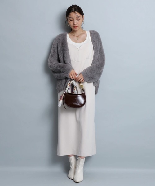 JUSGLITTY（ジャスグリッティー）の「ふわふわトッパーカーデ