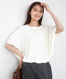 MK MICHEL KLEIN | ドロストデザインドルマンスリーブカットソー/UVカット/接触冷感/洗える(Tシャツ/カットソー)