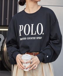 POLO BCS /ポロビーシーエス 別注 ワンポイント刺繍 クラシックロゴプリント オーバーサイズ アソート長袖カットソー