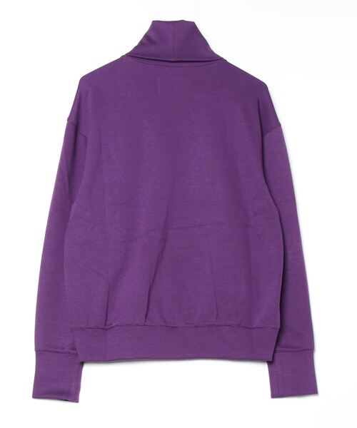 VOAAOV（ヴォアーブ）の「【VOAAOV】DUAL TOP Turtleneck Tops（スウェット・メンズ・パープル/グレー/ブラック/マスタード・1/2/0）」の8枚目の写真