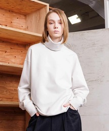 【VOAAOV】DUAL TOP Turtleneck Tops
