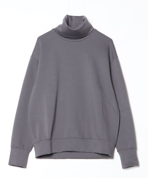 VOAAOV（ヴォアーブ）の「【VOAAOV】DUAL TOP Turtleneck Tops（スウェット・メンズ・パープル/グレー/ブラック/マスタード・1/2/0）」の11枚目の写真