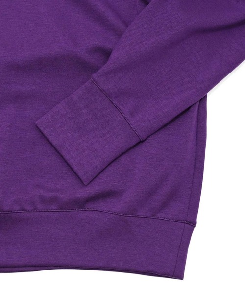 VOAAOV（ヴォアーブ）の「【VOAAOV】DUAL TOP Turtleneck Tops（スウェット・メンズ・パープル/グレー/ブラック/マスタード・1/2/0）」の14枚目の写真