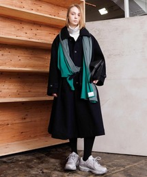 VOAAOV（ヴォアーブ）の「【VOAAOV】DUAL TOP Turtleneck Tops（スウェット）」