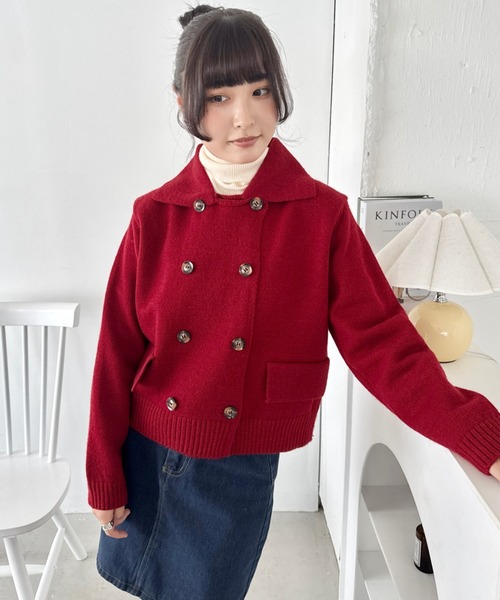 【大幅値下げ】SORIN ソリン 赤 半袖 ボタン付きカーディガン 大幅値下げ】SORIN ソリン 赤 半袖 ボタン付きカーディガン セール