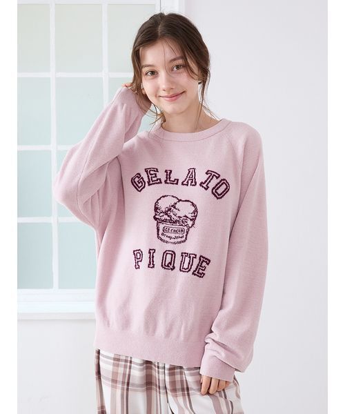 トラッドアイスクリームジャガードプルオーバー（ルームウェア