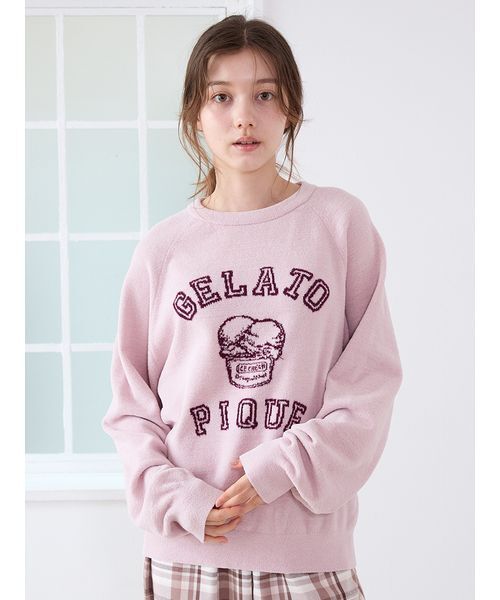 セール】トラッドアイスクリームジャガードプルオーバー（ルームウェア