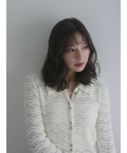 LAGUNAMOON(ラグナムーン)の「フラッフィーカットシャツ(Tシャツ/カットソー・レディース・アイボリー/ブラック・FREE)」の4枚目の写真