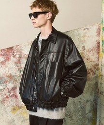 MAISON SPECIAL(]XyV)́sUNISEXtSheep Leather Trucker Jacket/V[vU[GWyMAISON SPECIAL/]XyVz(u])