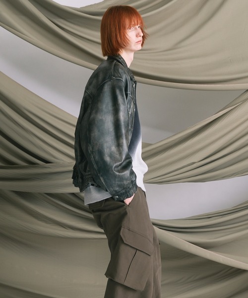 maison special シープレザーGジャン MAISON SPECIAL（メゾンスペシャル） ブルゾン アウター 「UNISEX