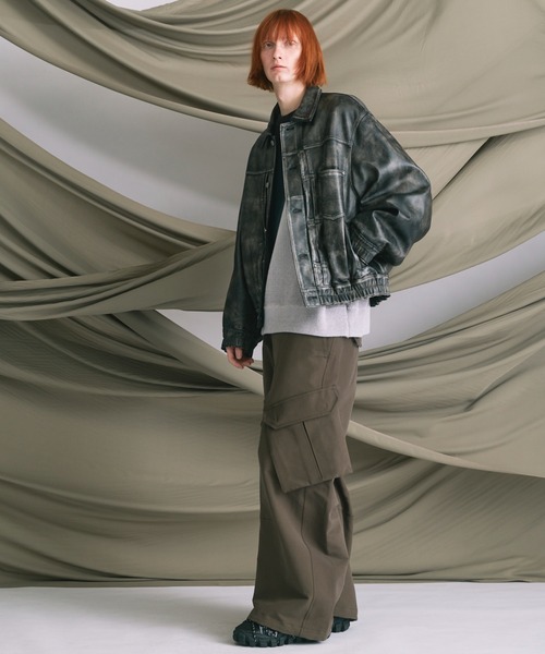 maison special シープレザーGジャン maison special シープレザーGジャン NEW TYPE LEATHER