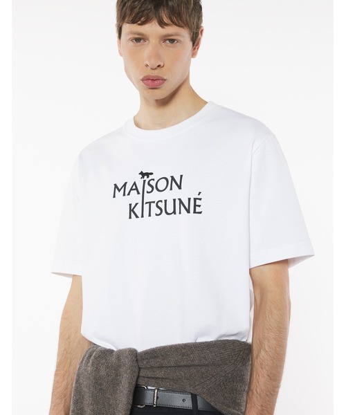 Maison Kitsune（メゾンキツネ）の「MAISON KITSUNE PILLAR COMFORT TEE-SHIRT（Tシャツ/カットソー・メンズ・ホワイト・XS/S/M/L/XL）」の5枚目の写真