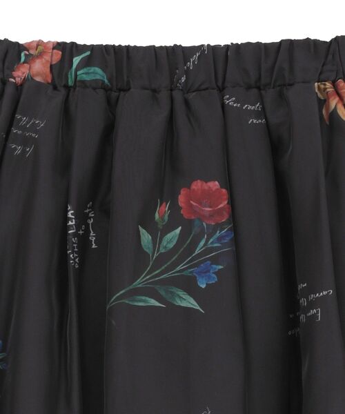 Sugar spoon（シュガースプーン）の「・SUGAR SPOON フラワーptシアーフレアスカート（スカート・レディース・アイボリー/ブラック/グレイッシュベージュ・FREE）」の16枚目の写真