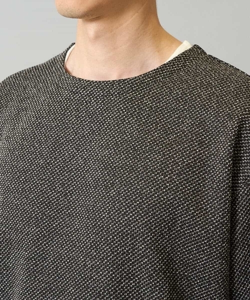 a.v.v（アーヴェヴェ）の「【イージーケア毛玉になりにくい】シャンブレーフェイクレイヤードカットソー【洗濯機で洗える】（Tシャツ/カットソー・メンズ・ブラック/グレー/ベージュ・52/48/46/44/50）」の18枚目の写真