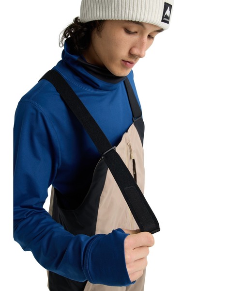 BURTON（バートン）の「Burton Reserve 2L リラックス ビブパンツ（その他パンツ・メンズ・ベージュ×ブラック・L/M/S）」の7枚目の写真