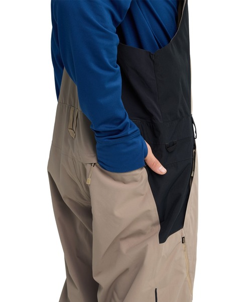 BURTON（バートン）の「Burton Reserve 2L リラックス ビブパンツ（その他パンツ・メンズ・ベージュ×ブラック・L/M/S）」の8枚目の写真
