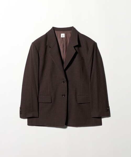 6(ROKU)CHECK TAILORED JACKET/ジャケット 6(ROKU)CHECK TAILORED JACKET/ジャケット
