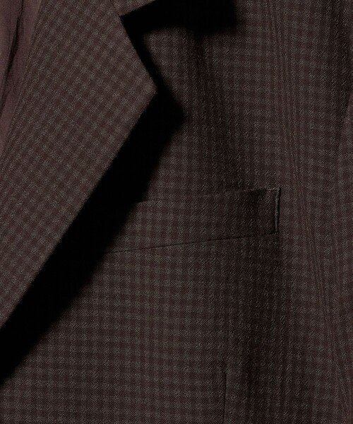 6(ROKU)＞W/C チェック ジャケット（テーラードジャケット）｜6