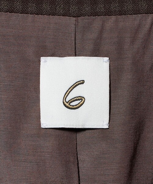 セール】＜6(ROKU)＞W/C チェック ジャケット（テーラードジャケット