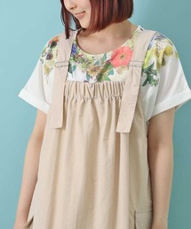 水彩プリントTシャツ