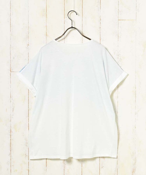 Bleu Bleuet(ブルーブルーエ)の「水彩プリントTシャツ(Tシャツ/カットソー・レディース・その他/その他4/その他3/その他2/その他1・FREE)」の9枚目の写真