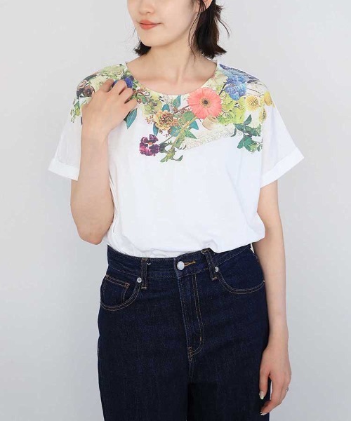 Bleu Bleuet(ブルーブルーエ)の「水彩プリントTシャツ(Tシャツ/カットソー・レディース・その他/その他4/その他3/その他2/その他1・FREE)」の18枚目の写真