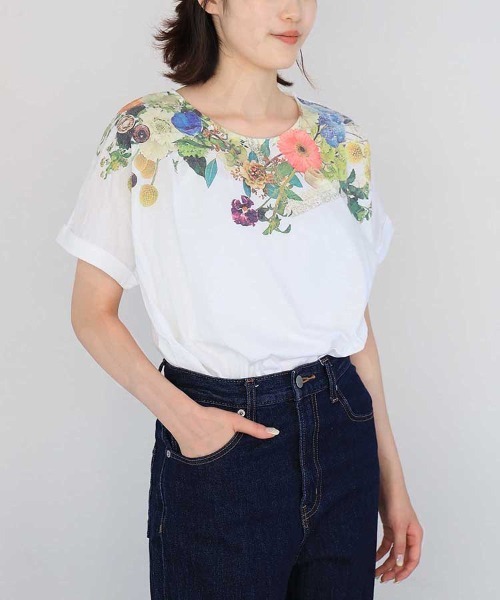 Bleu Bleuet(ブルーブルーエ)の「水彩プリントTシャツ(Tシャツ/カットソー・レディース・その他/その他4/その他3/その他2/その他1・FREE)」の22枚目の写真