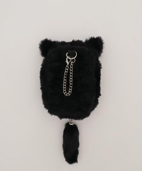 WEGO（ウィゴー）の「WEGO/なりきりネコぬいポーチ（ポーチ・レディース・サックスブルー/ライトピンク/ブラック/ホワイト/その他2/その他3/その他1・FREE）」の11枚目の写真