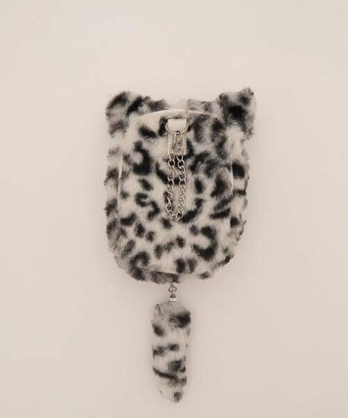 WEGO（ウィゴー）の「WEGO/なりきりネコぬいポーチ（ポーチ・レディース・サックスブルー/ライトピンク/ブラック/ホワイト/その他2/その他3/その他1・FREE）」の12枚目の写真