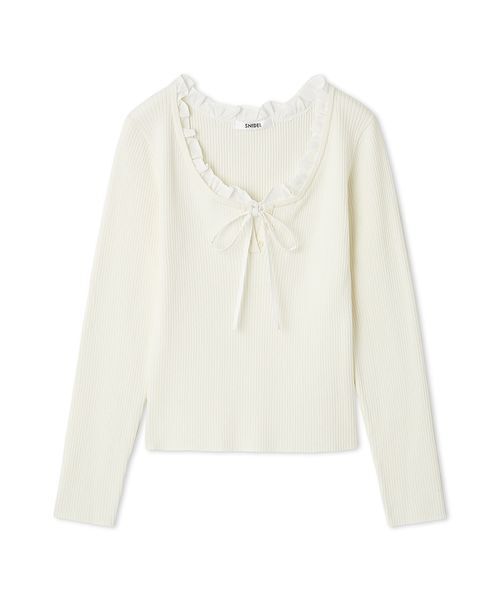 フリルドッキングニットプルオーバー（ニット/セーター）｜SNIDEL
