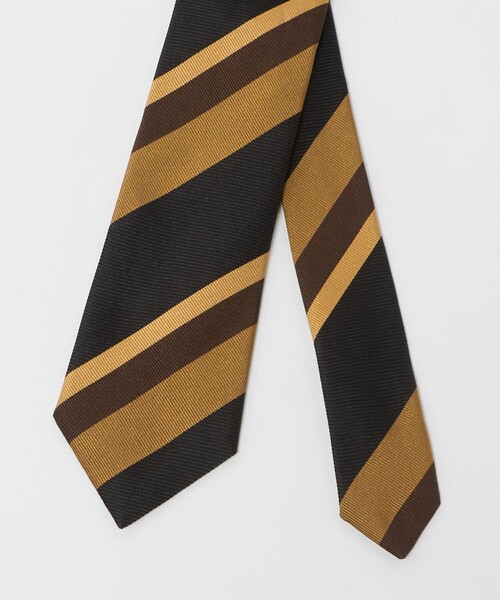 Altea(アルテア)の「<ALTEA>8.0cm ストライプ2 ネクタイ(ネクタイ・メンズ・パープル/ブラック・FREE)」の3枚目の写真