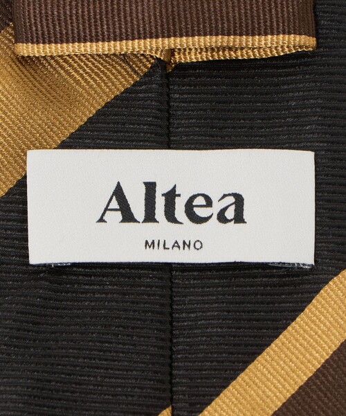 Altea(アルテア)の「<ALTEA>8.0cm ストライプ2 ネクタイ(ネクタイ・メンズ・パープル/ブラック・FREE)」の9枚目の写真