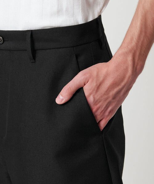 MONKEY TIME（モンキータイム）の「TW ツイル カーブ スラックス -セットアップ対応-（スラックス・メンズ・ブラック・L/M/S）」の10枚目の写真