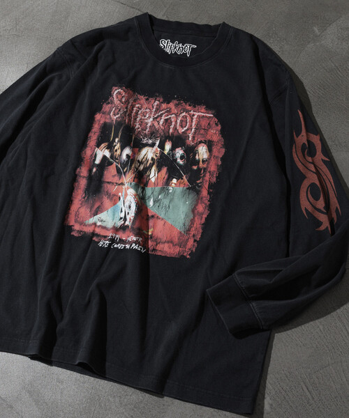 最終価格　SLIPKNOT スリップノット ヴィンテージ　ロンT y2k EXCLUSIVE】ヴィンテージライク Slipknot バックプリントロンT