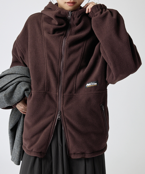 frostline（フロストライン）の「frostline/フロストライン SLOBE別注 リバーシブルブルゾン（ブルゾン・レディース・ブラウン/ライトグレー・FREE）」の19枚目の写真