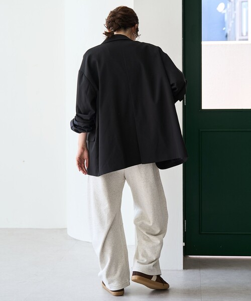 coen（コーエン）の「TRオーバーサイズジャケット（テーラードジャケット・レディース・ブラック/モカ/ベージュ・FREE）」の8枚目の写真