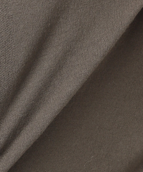 IENA（イエナ）の「ライトウールニットストール（ストール/ショール・レディース・カーキ/グレー・FREE）」の6枚目の写真