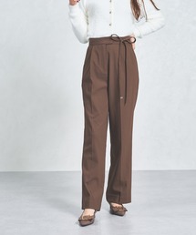 MISCH MASCH | WEB限定 サイドリボンウーリッシュパンツ(スラックス)