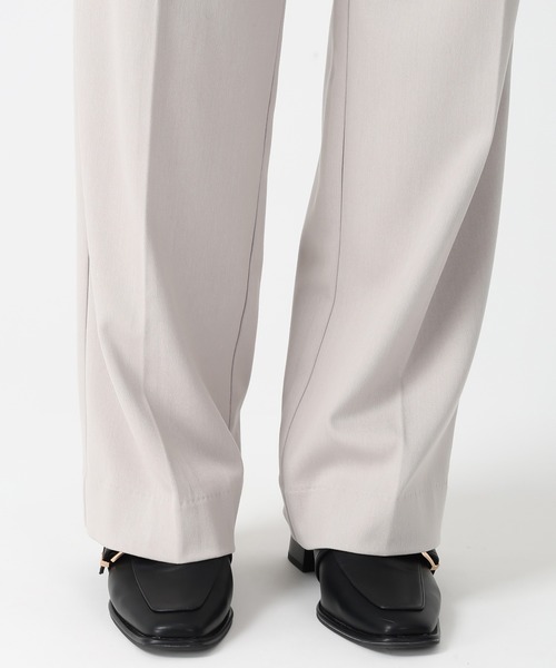 MISCH MASCH(ミッシュマッシュ)の「WEB限定 サイドリボンウーリッシュパンツ(スラックス・レディース・ピンク/ブラウン/グレー・M/S/L)」の16枚目の写真